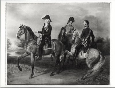 Duke of Bassano (1763-1839) Riding in Poland, 1809 by French School